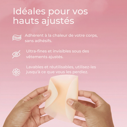 Cache-tétons ronds sans adhésif