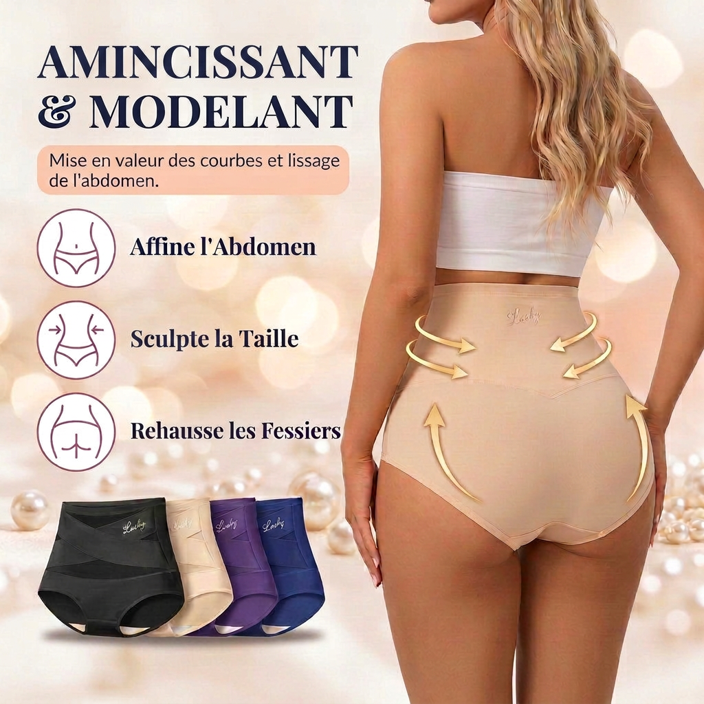 Culotte gainante taille haute