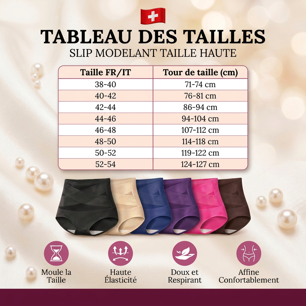 Culotte gainante taille haute