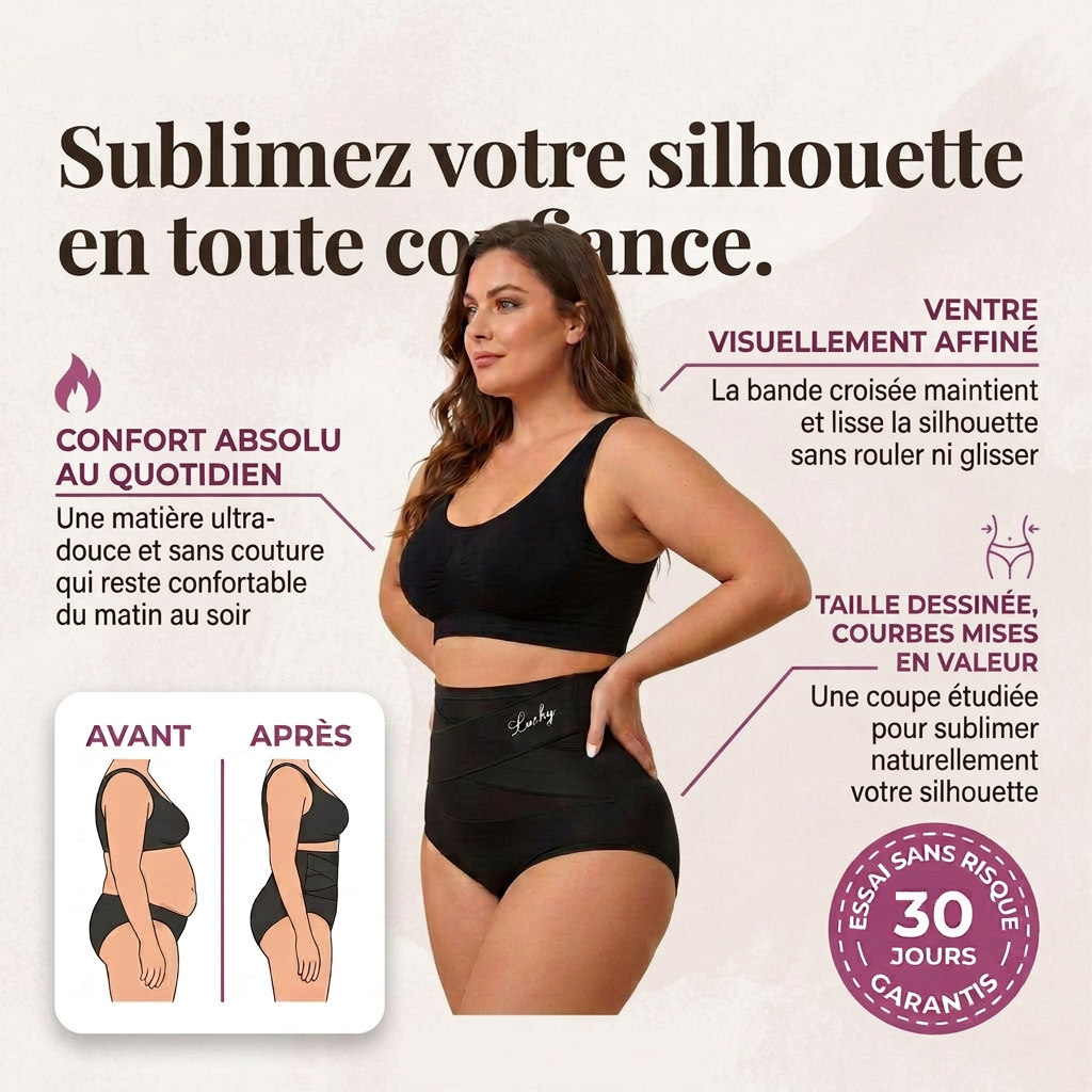 Culotte gainante taille haute