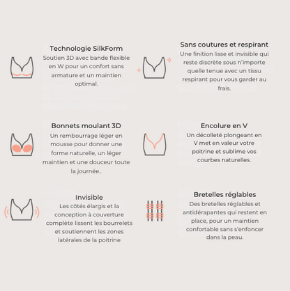 Soutien-gorge sans armatures