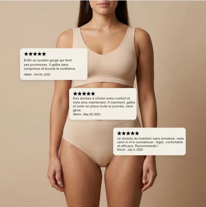 Soutien-gorge sans armatures