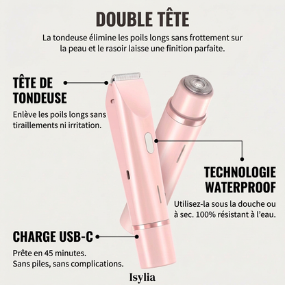 Rasoir 2 en 1 Norelle pour le maillot et le corps