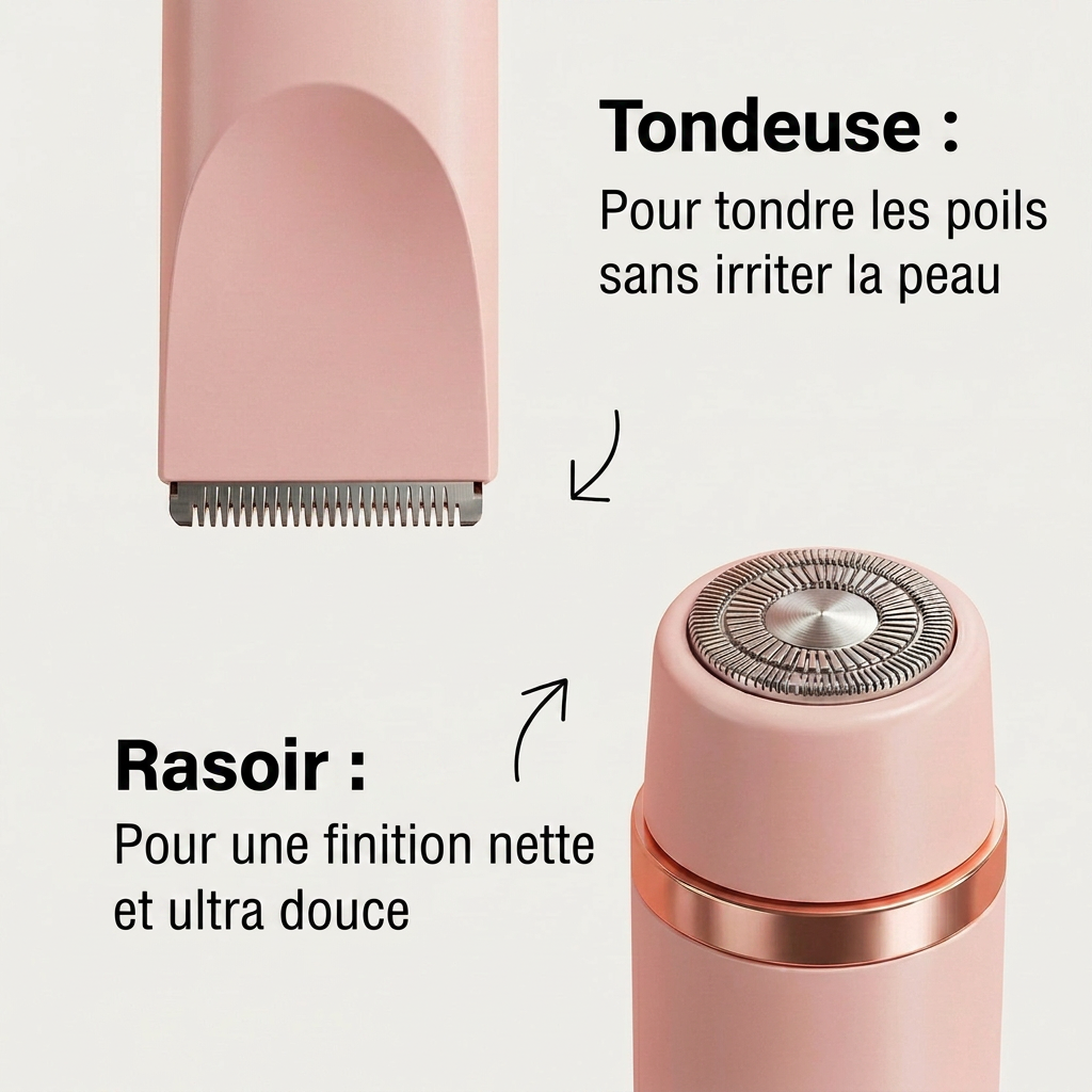 Rasoir 2 en 1 Norelle pour le maillot et le corps