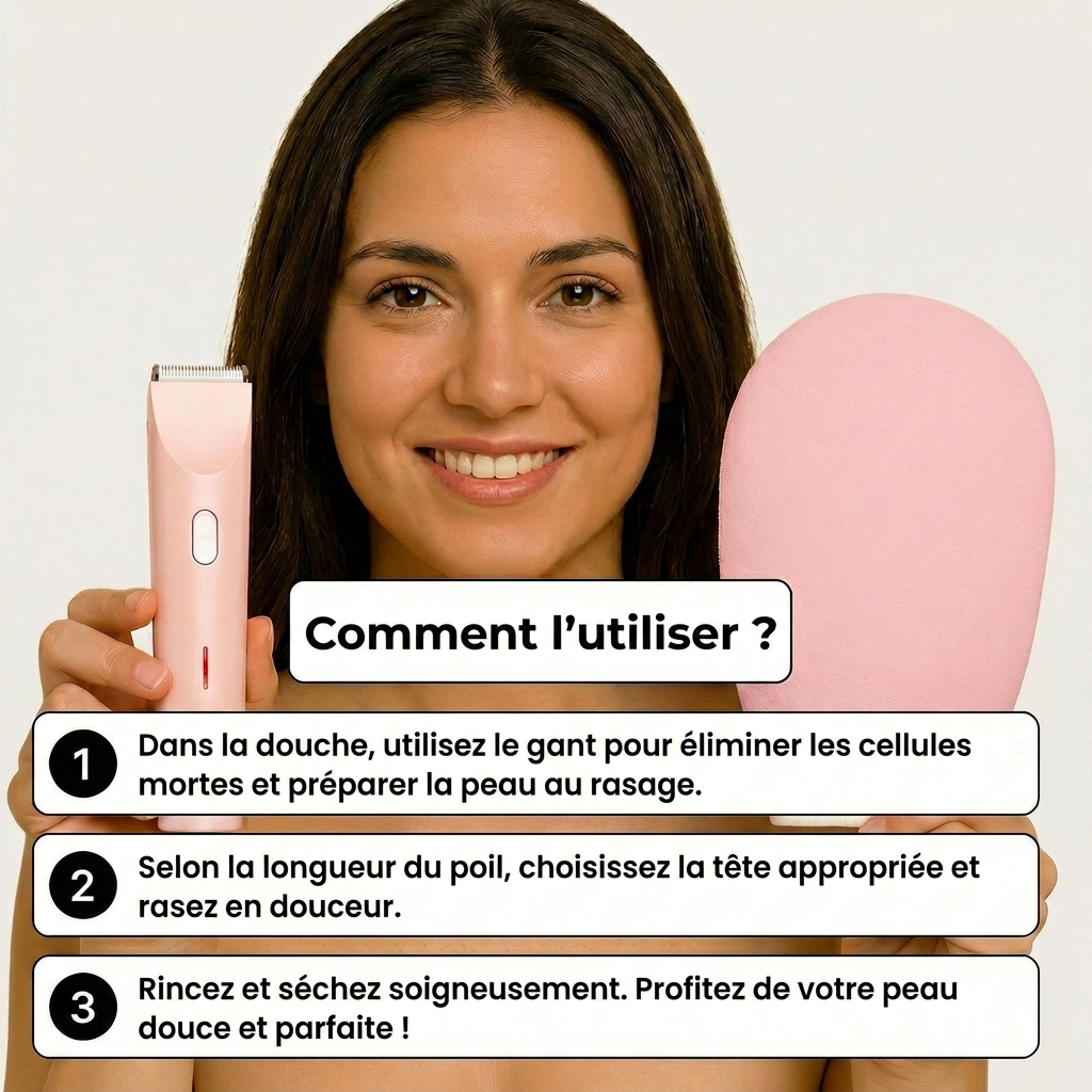 Rasoir 2 en 1 Norelle pour le maillot et le corps