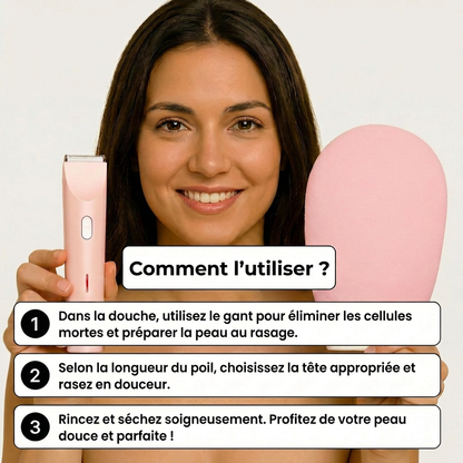 Rasoir 2 en 1 Norelle pour le maillot et le corps